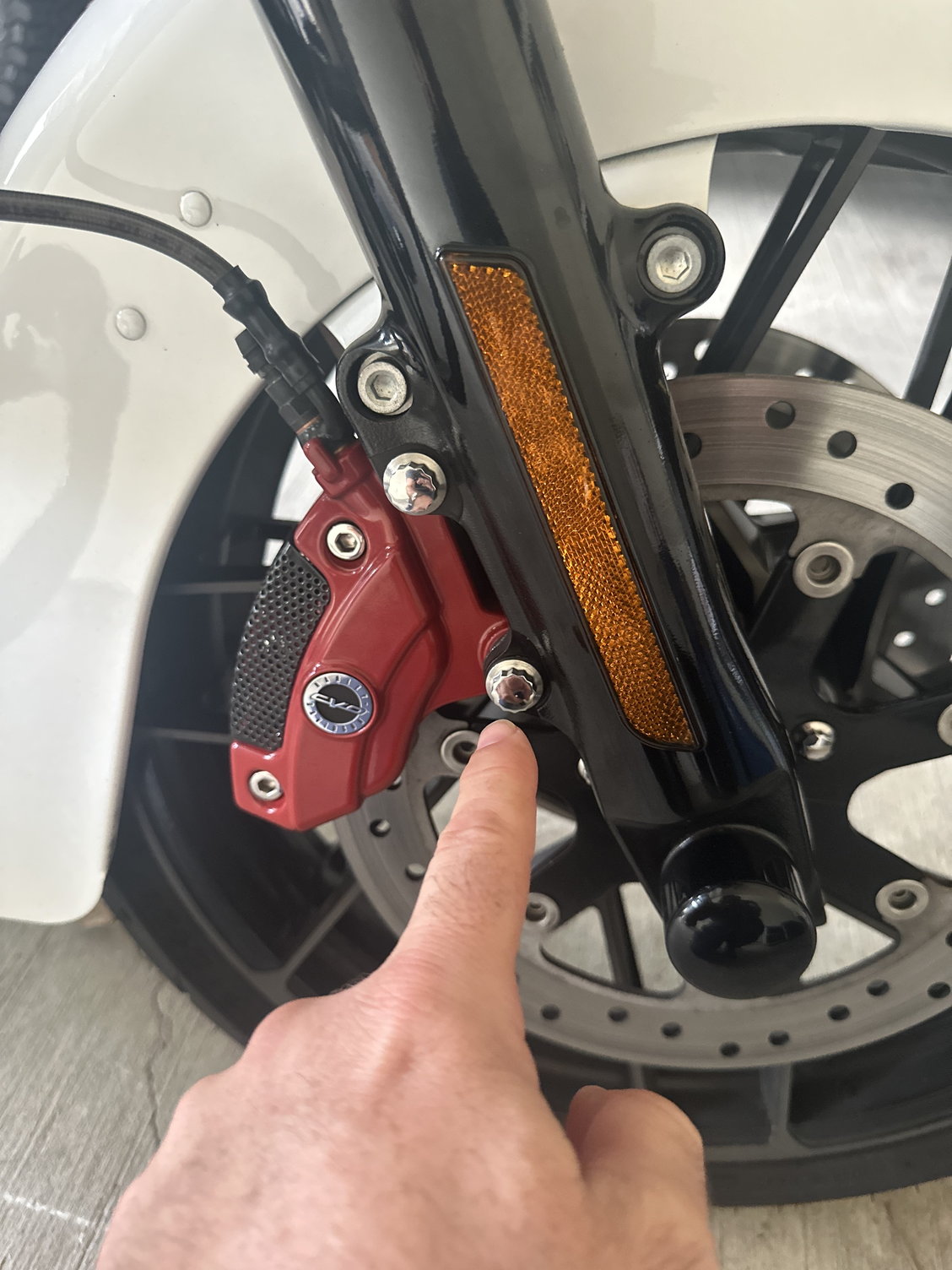 , Moto: Boulons en acier inoxydable pour mon 21 CVO