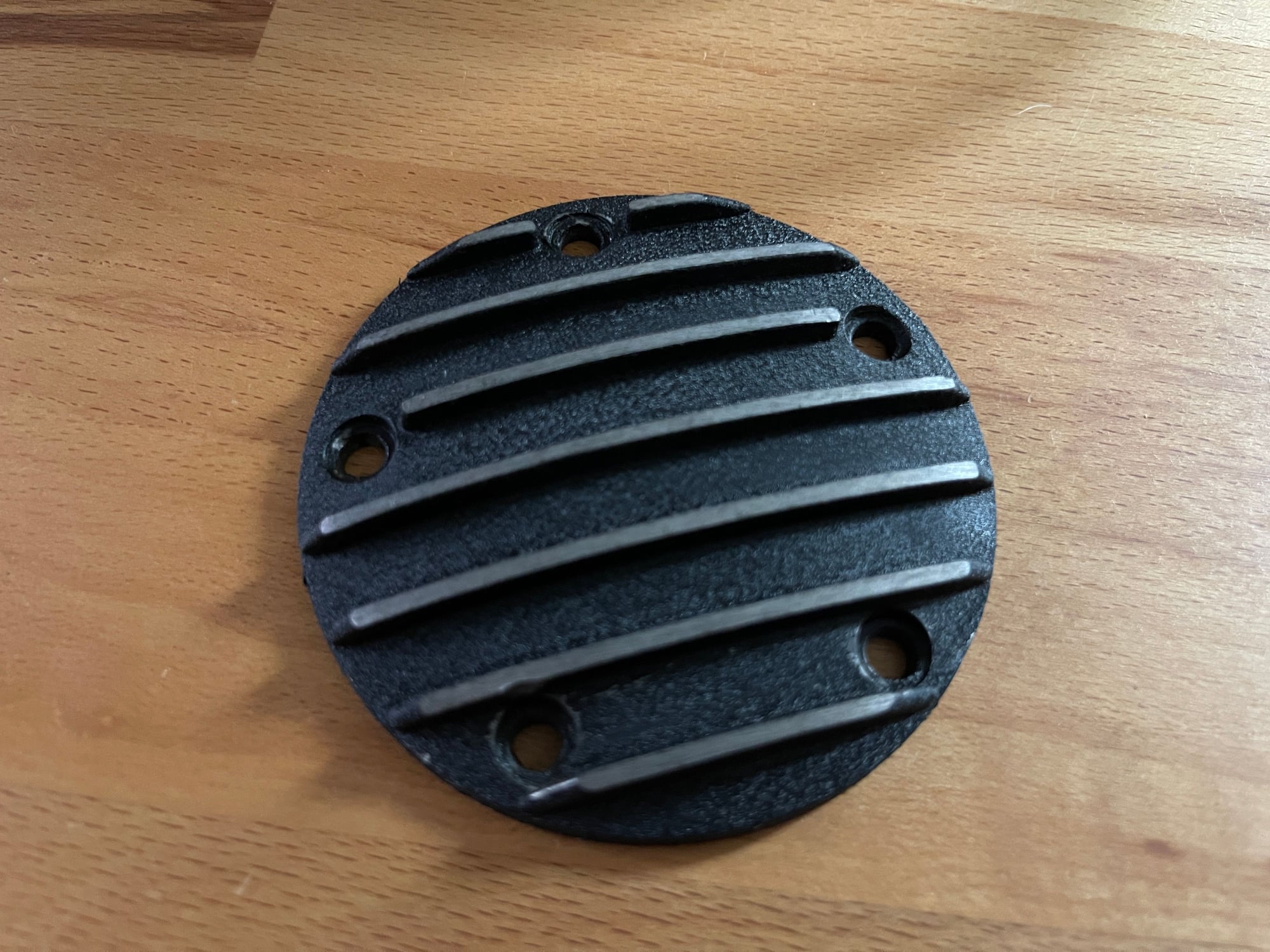 , Moto: Enlever la finition froiss&eacute;e noire