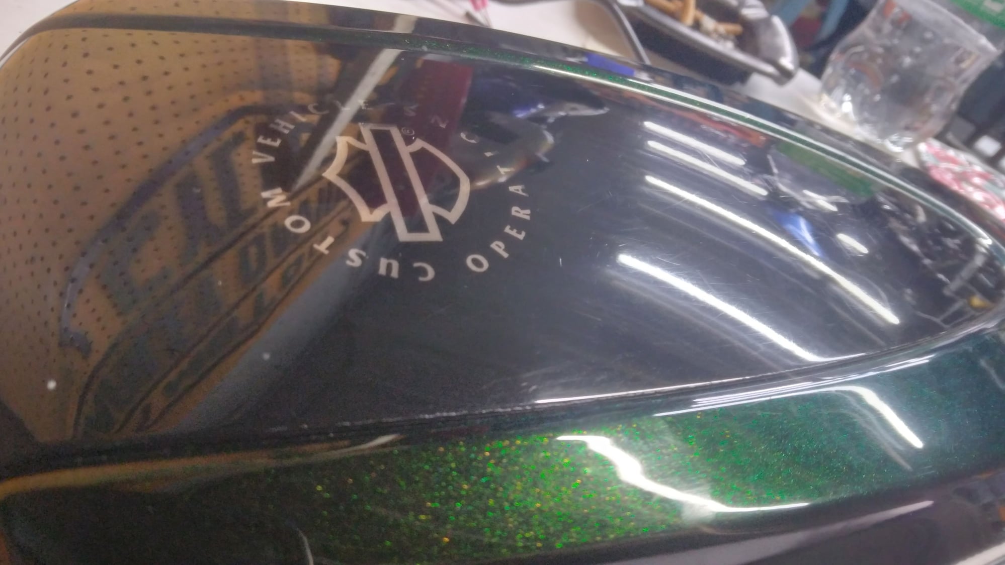 , Moto: Console de r&eacute;servoir de carburant CVO Road Glide 120 $