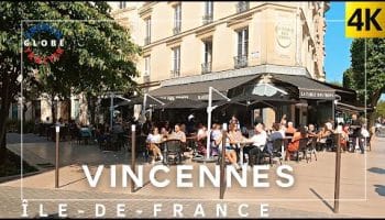 , (Vincennes): ᴘᴀʀɪꜱ ᴅᴀʏ ᴛʀɪᴘ 🇫🇷 VINCENNES Calm City Complete Walk-around Tour 4K Île de France