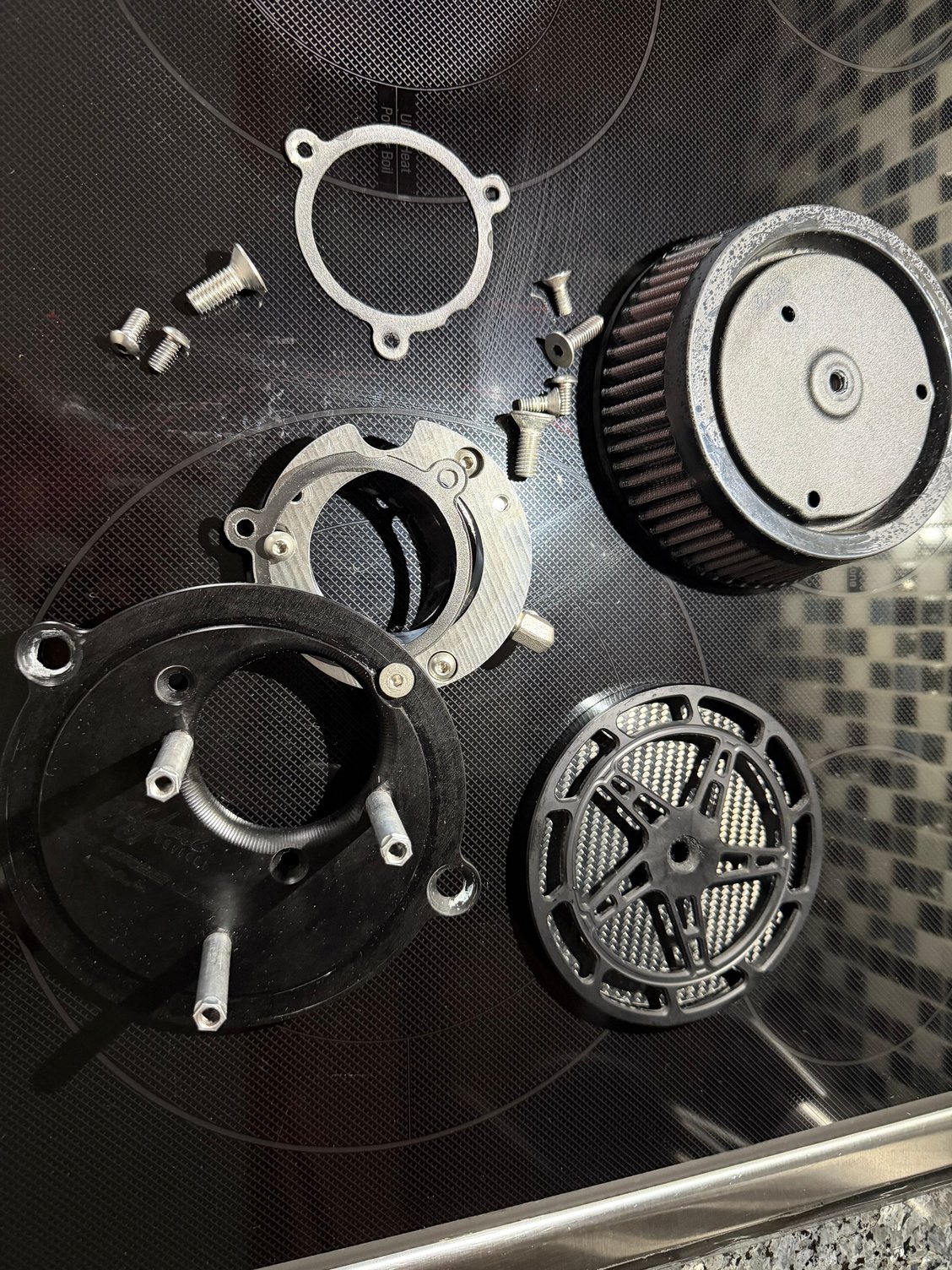 , Moto: Filtre &agrave; air Hoffman Design pour 23,5 +