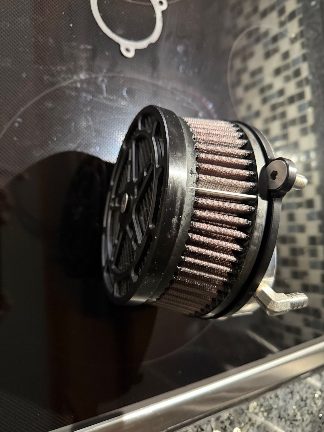 , Moto: Filtre &agrave; air Hoffman Design pour 23,5 +