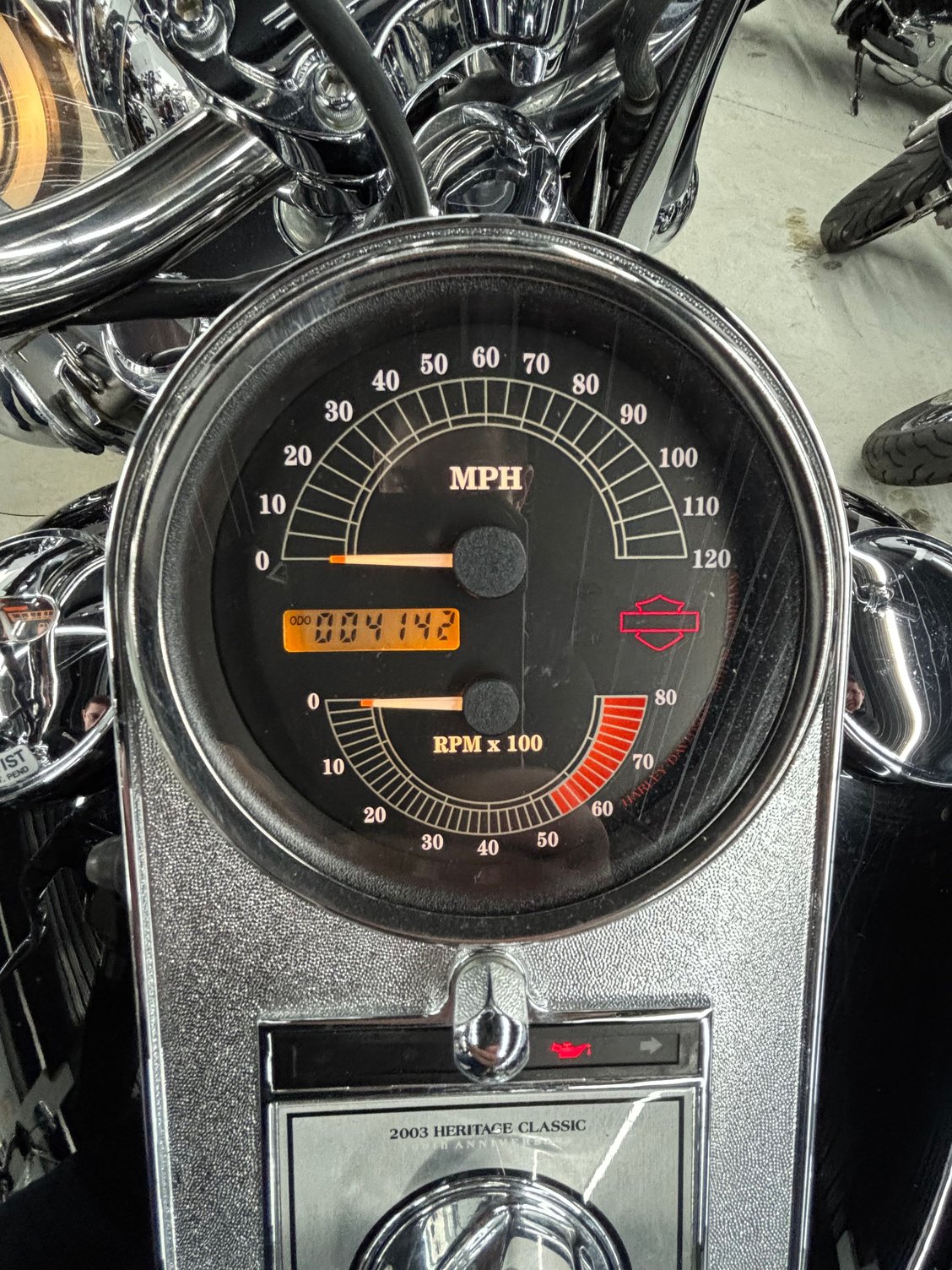 , Moto: 2003 Heritage Softail Classique 100e anniversaire