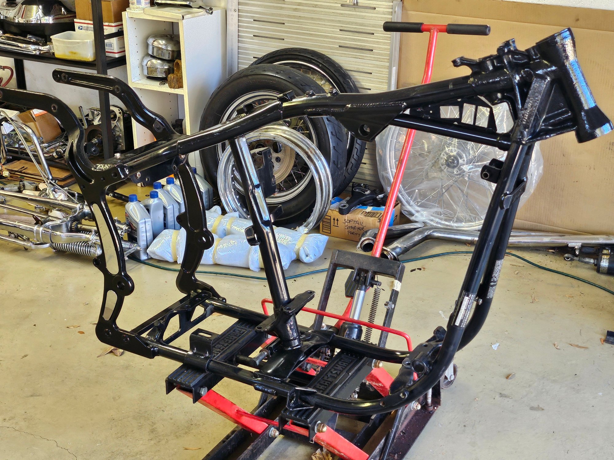 , Moto: Assemblage Springer Softail 1989