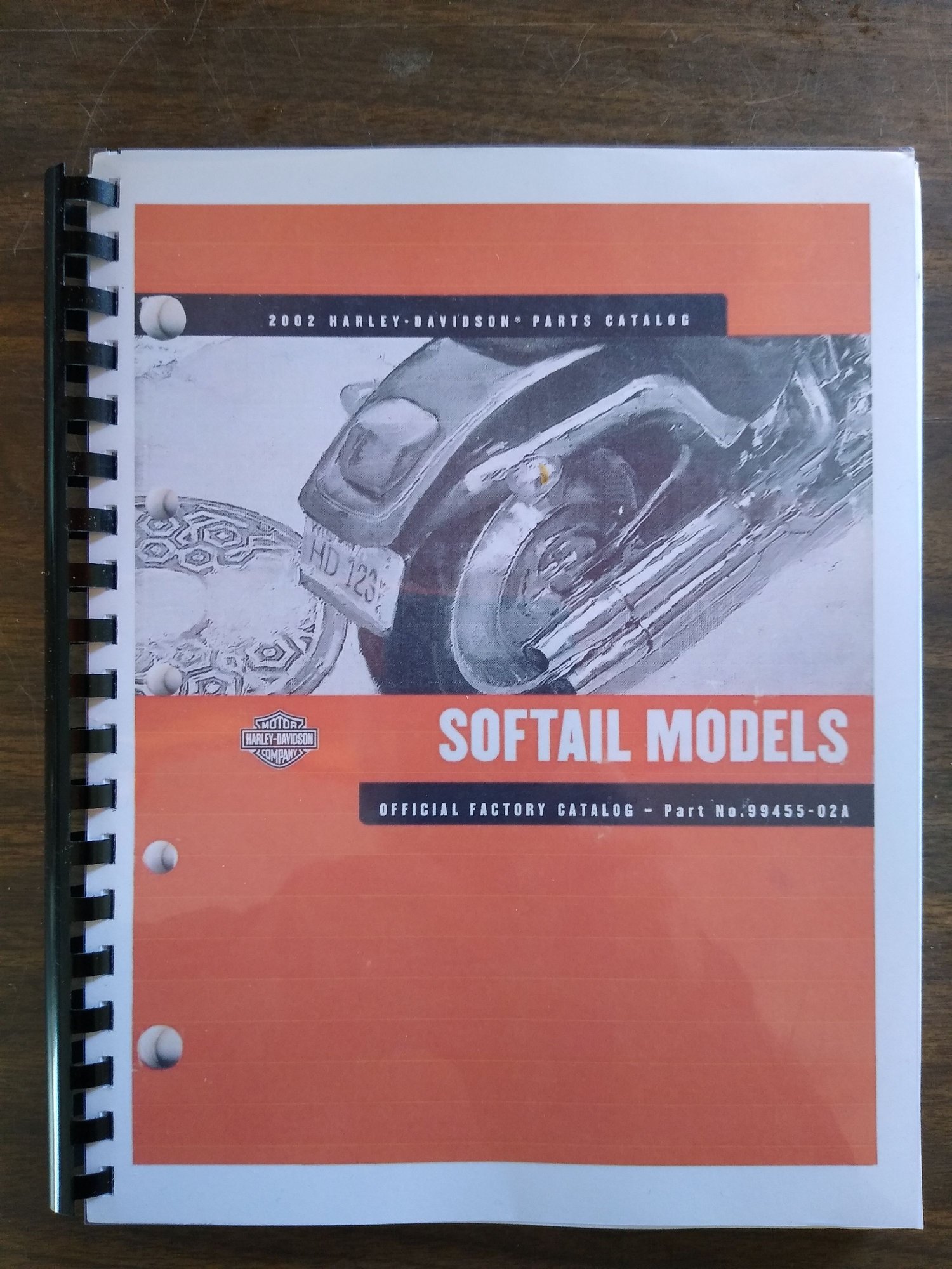 , Moto: Catalogue de pi&egrave;ces Softail 2002 99455-02A