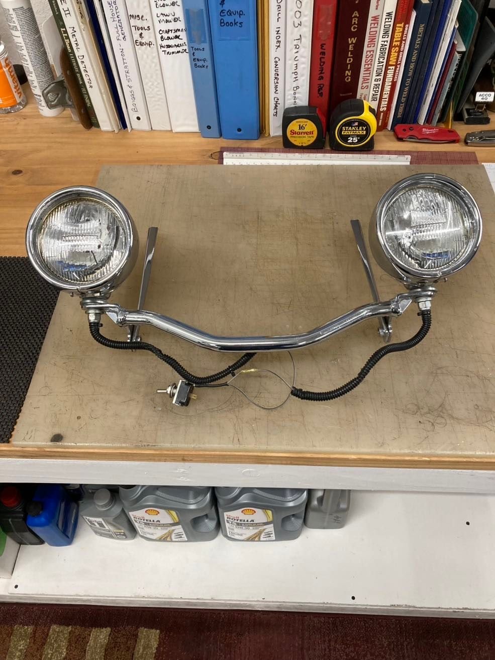 , Moto: Ensemble de lampe de croisement FatBoy 2002.