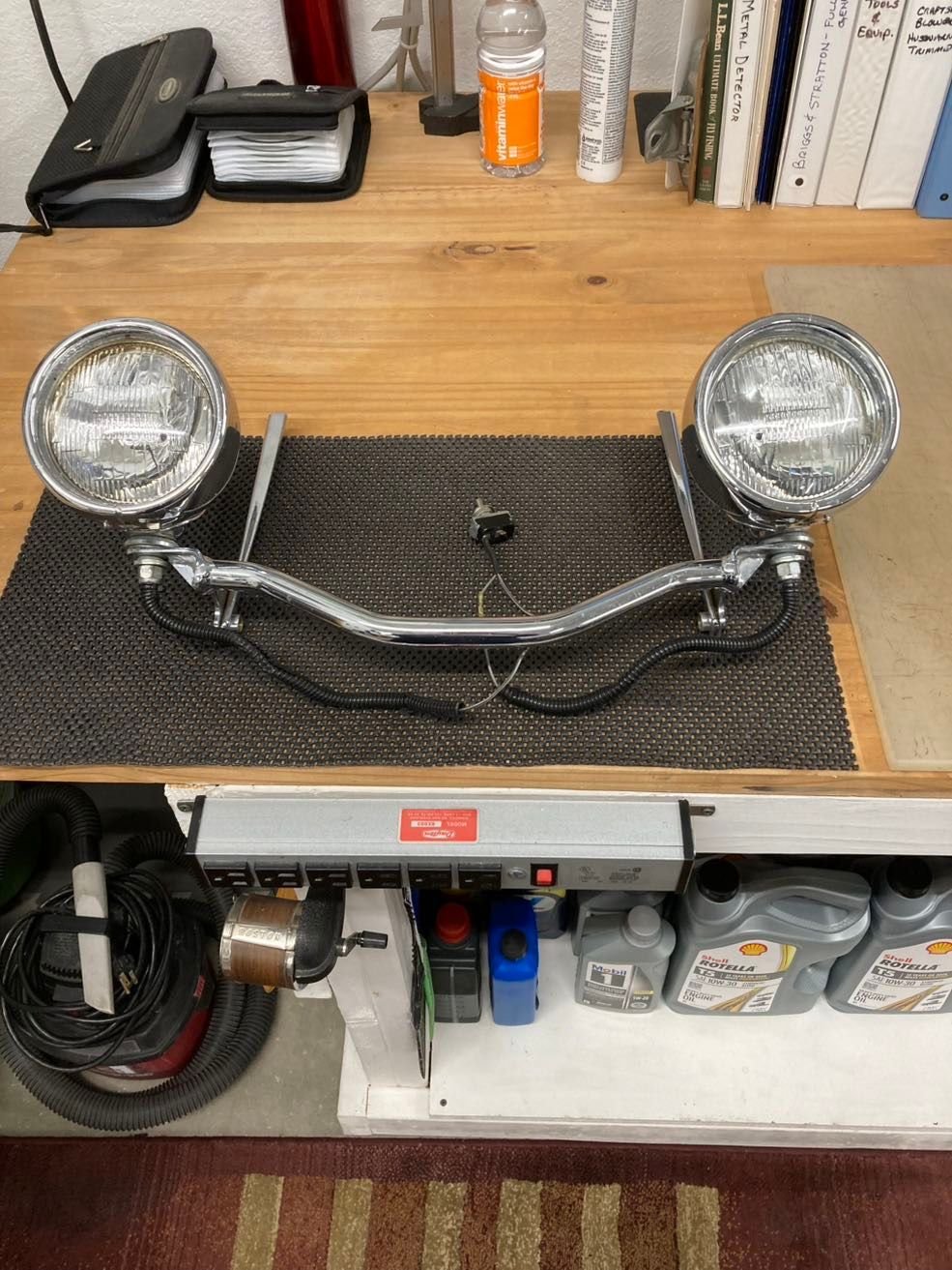 , Moto: Ensemble de lampe de croisement FatBoy 2002.