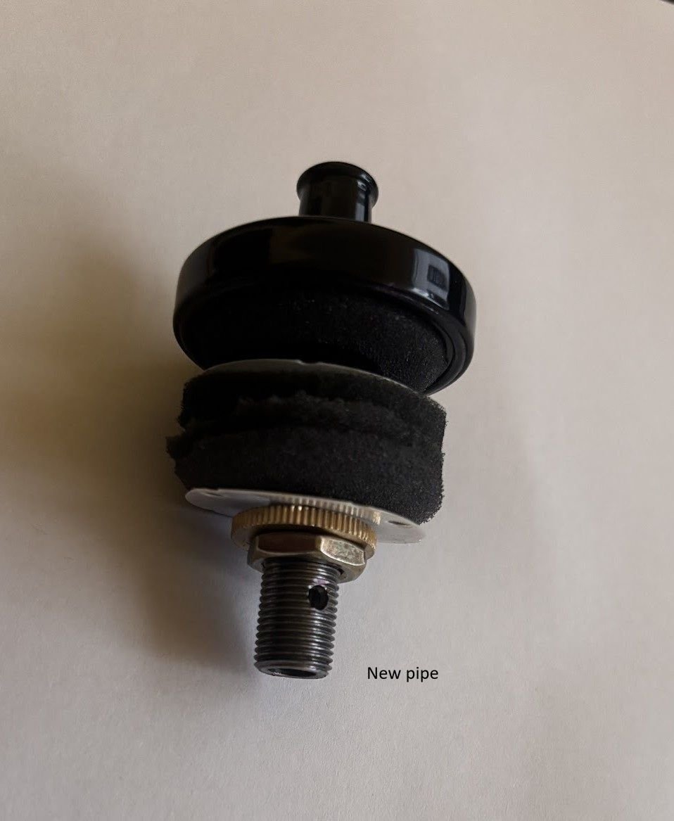 Nouveau tuyau plus long de 5 mm